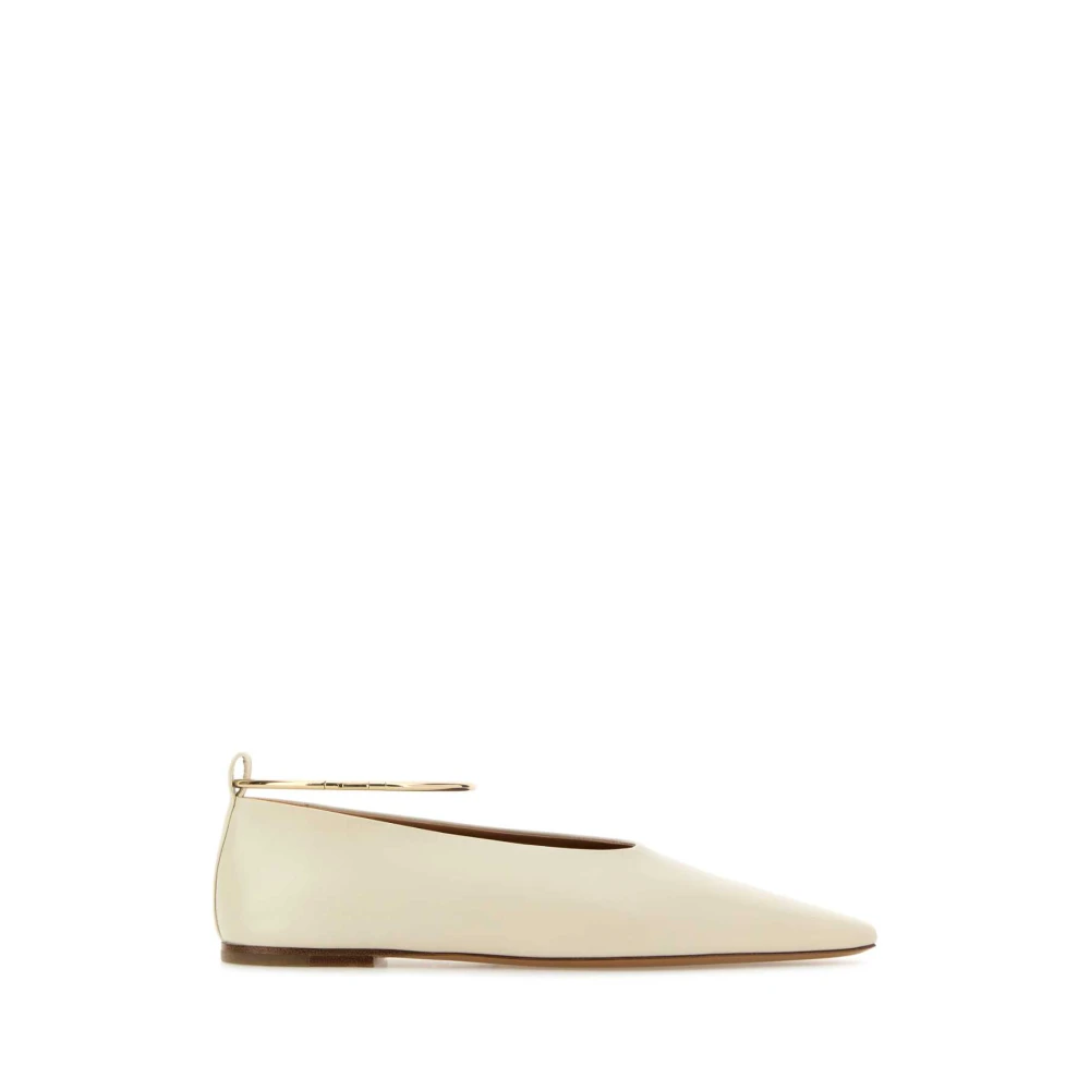 Jil Sander Women's White Ballerina Shoes, 4 Uk, Ballerina