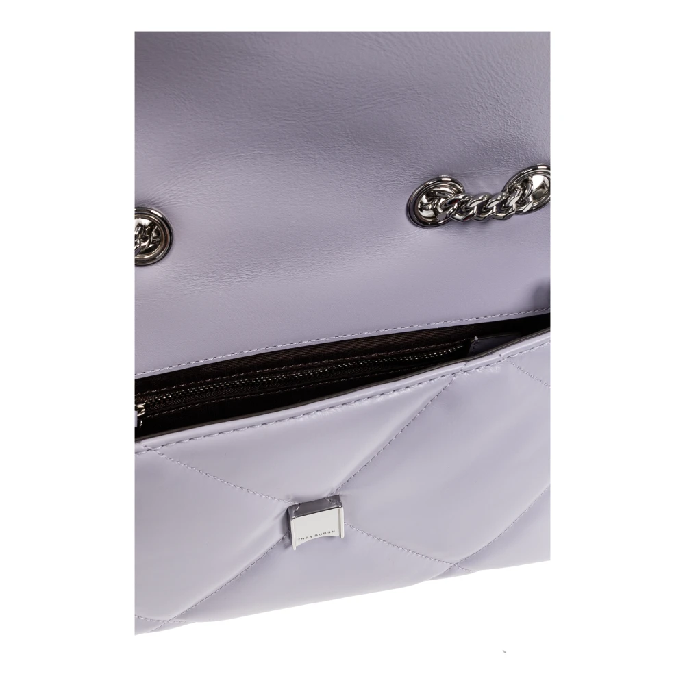 TORY BURCH Schoudertas Kira Diamond Purple Dames