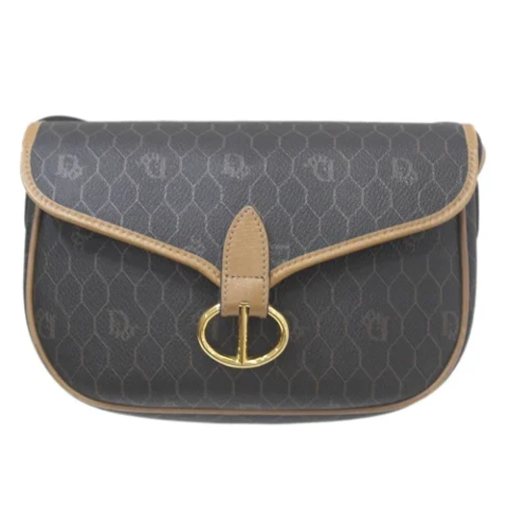 Dior Vintage Pre-owned Fabric dior-bags Brown Dames