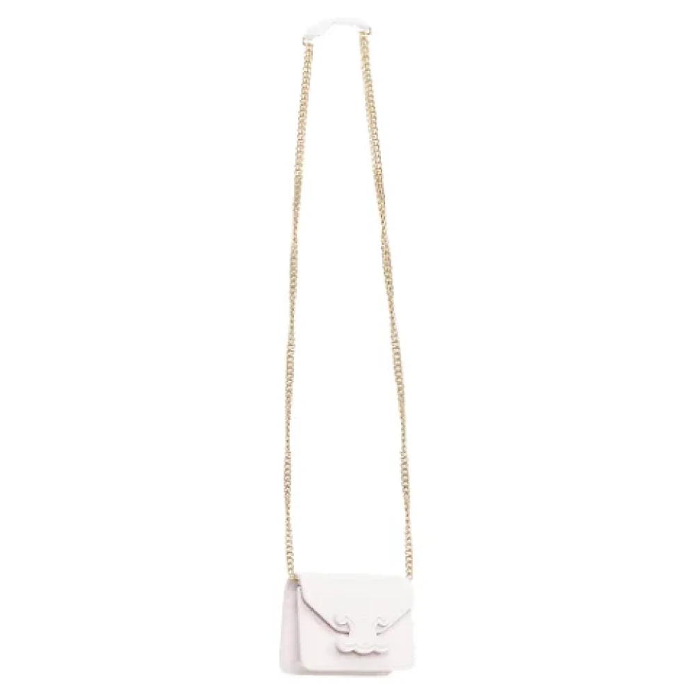 Celine Leather -bags Purple Dames