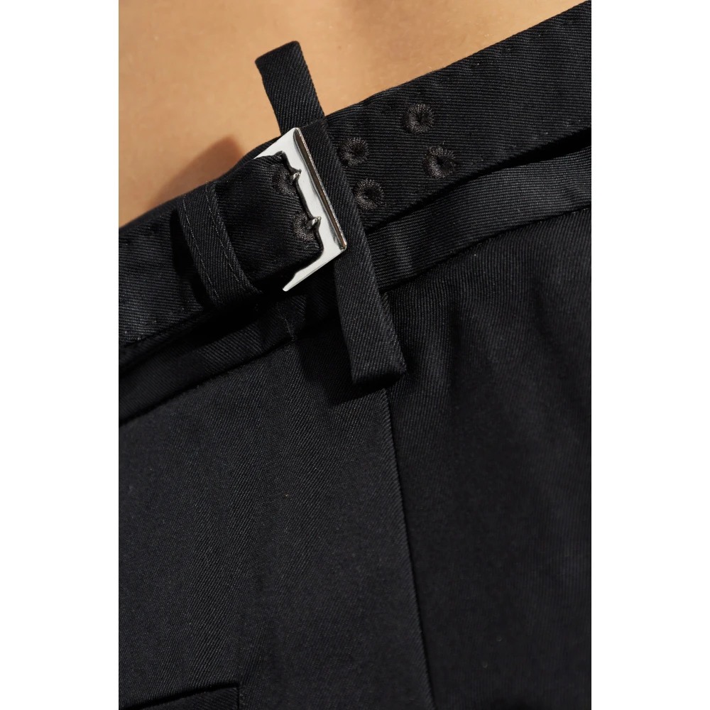 Dsquared2 Broek met logo Black Dames
