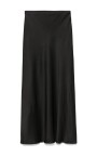 flared-hem-black-skirt
