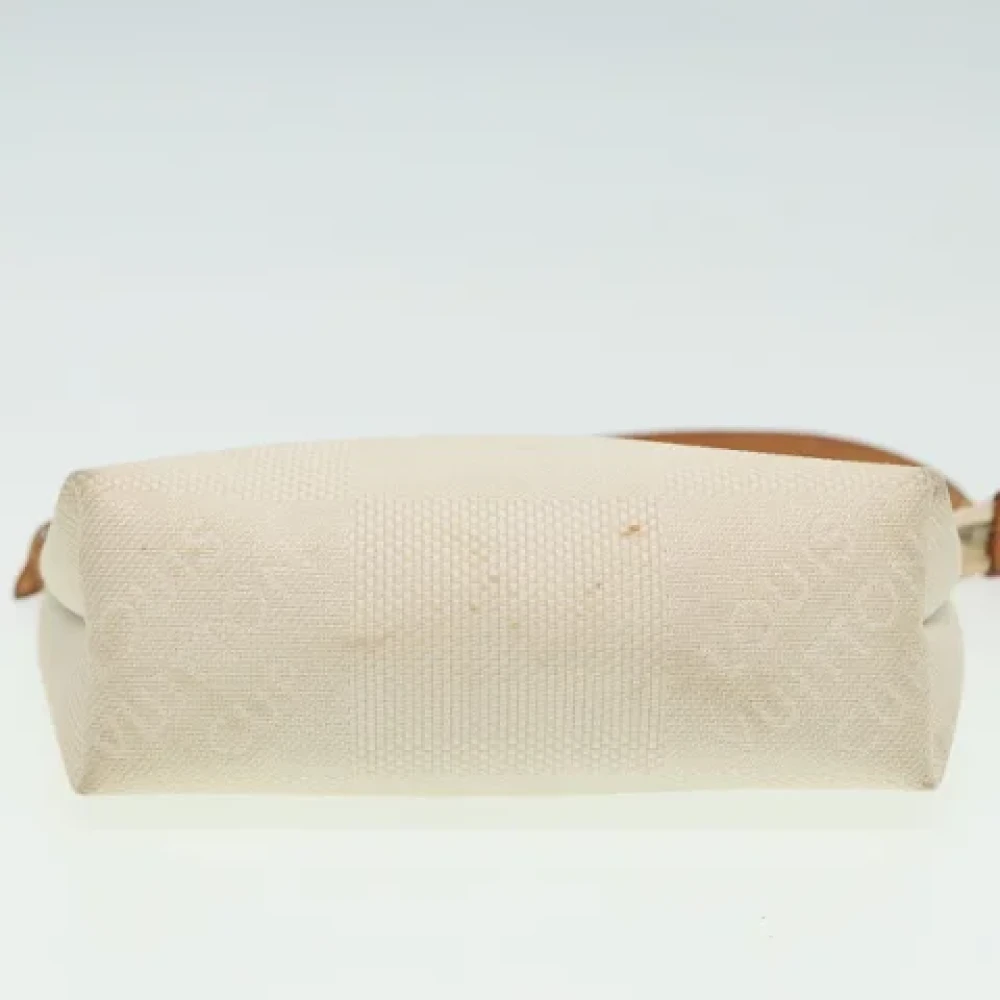 Louis Vuitton Vintage Pre-owned Canvas pouches White Dames