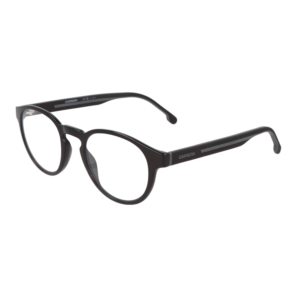 Carrera Ronde acetaat bril met clip Black Unisex