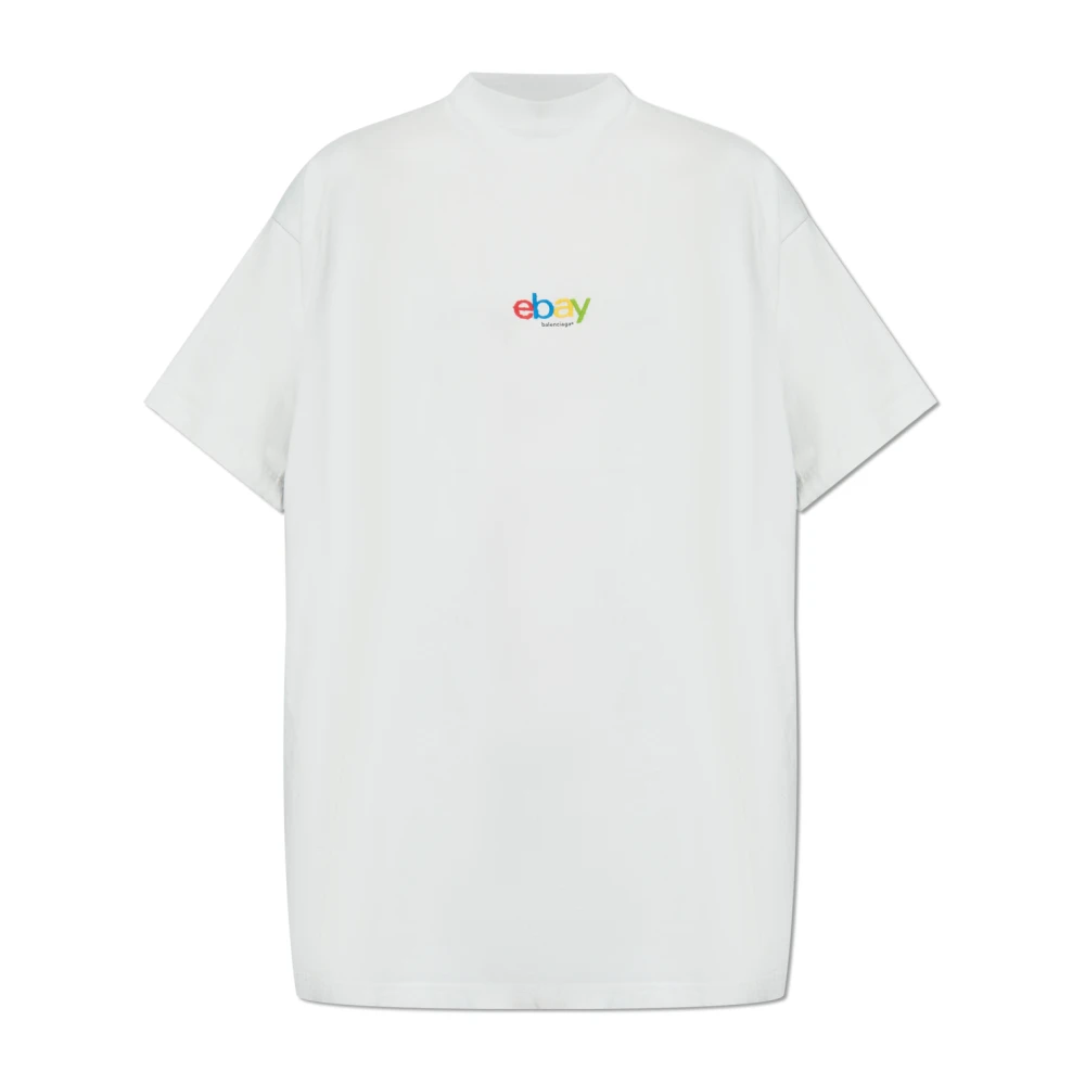 Balenciaga T-shirt in oversized stijl Beige Heren