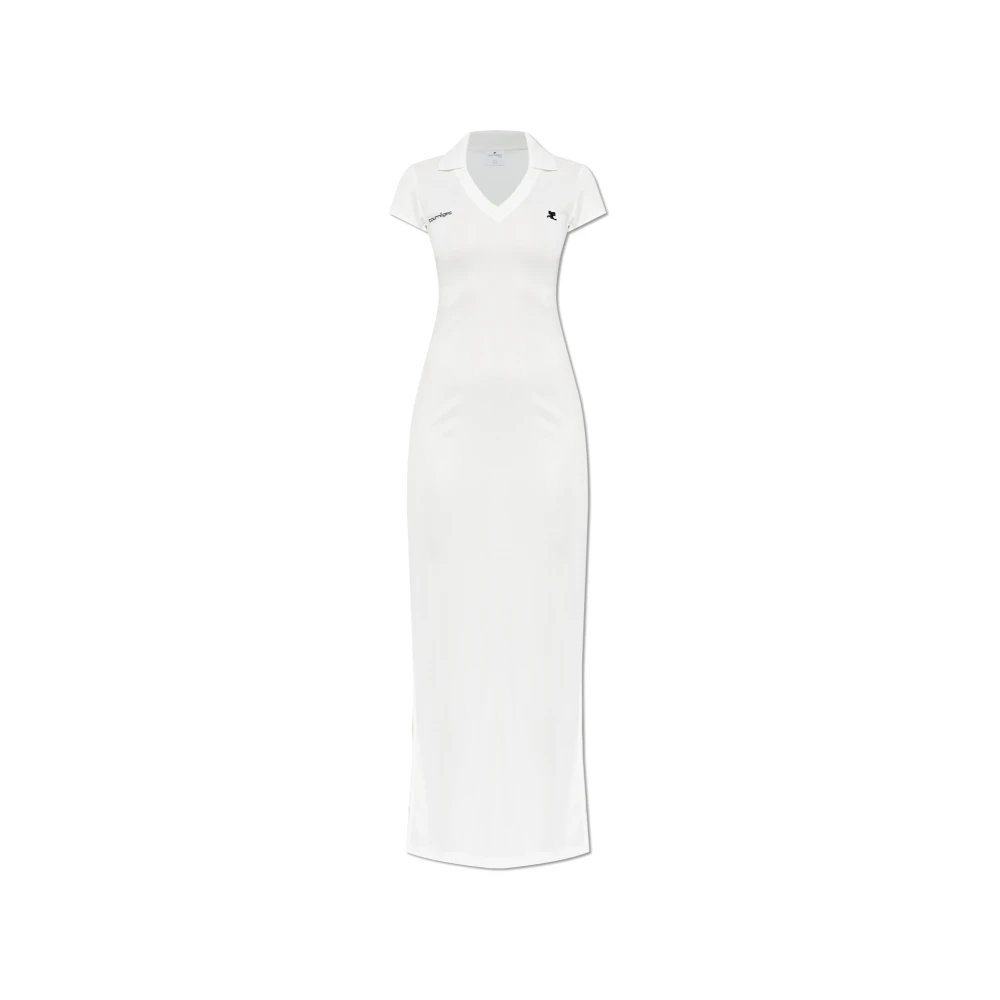 Courrèges Donna Bianco - Polo Dress - Dresses - S