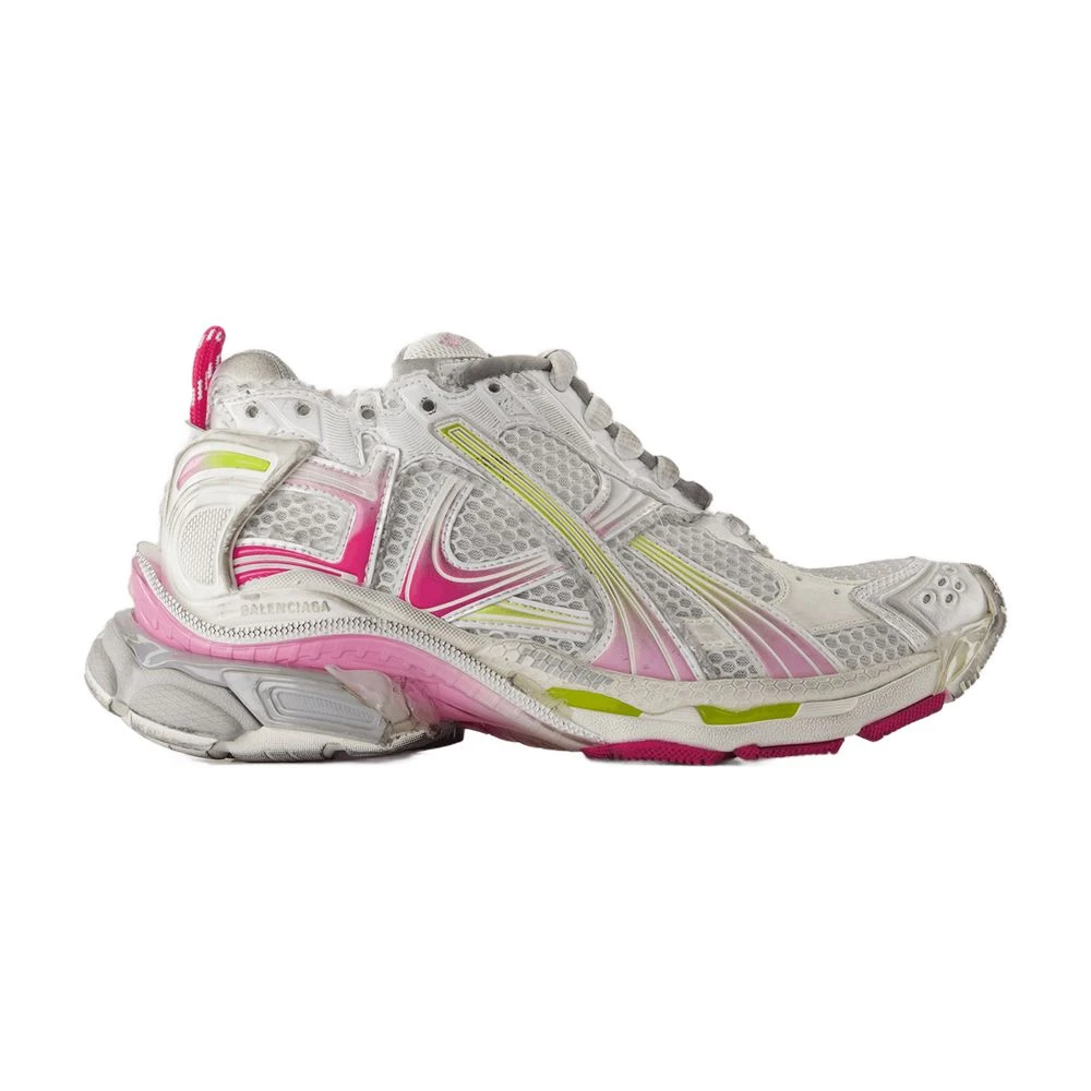 Balenciaga Women's Multicolor Sneakers, 3 Uk, Gradient Trainers - Synthetic - White