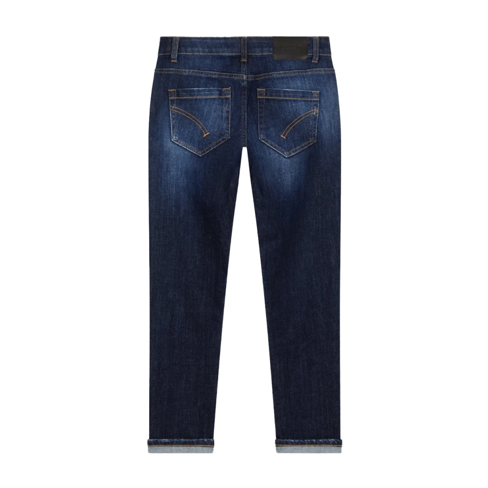 Dondup Skinny Fit Lage Taille Enkel Lengte Jeans Blue Dames