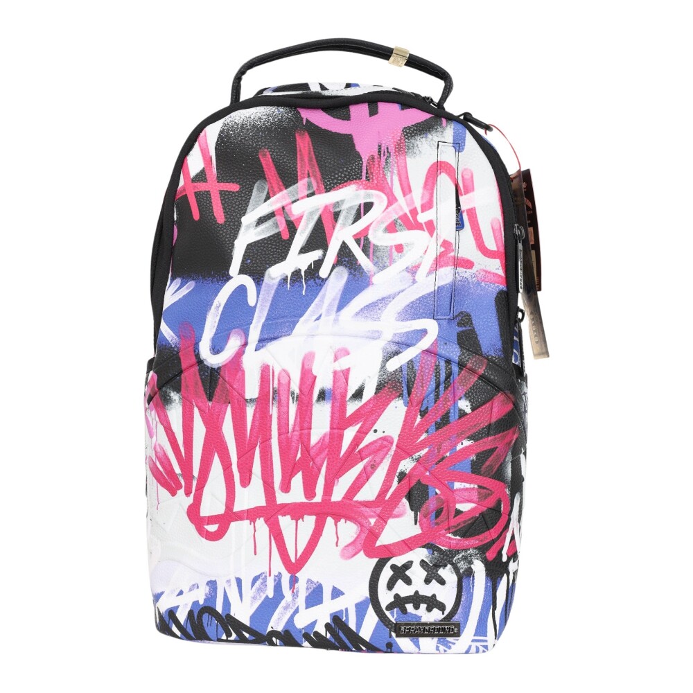 Mochila estampada con bolsillo frontal y cremallera SPRAYGROUND