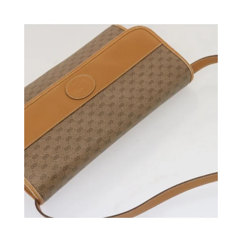 Gucci Vintage Pre-owned Crossbody Bag Beige Dames