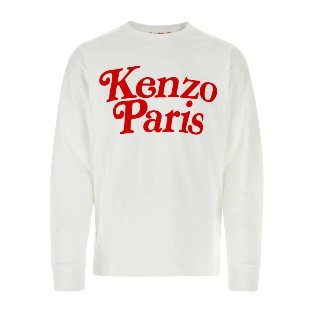Kenzo Witte katoenen T-shirt White Heren