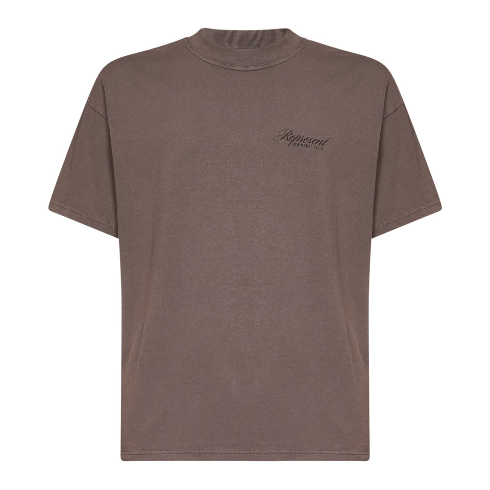 Represent Men's Brown T-Shirts, 2XL, Owners Club Script T-Shirt