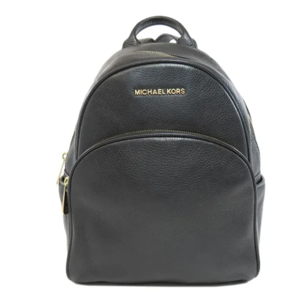 Michael Kors Pre-owned Leather backpacks Black Dames