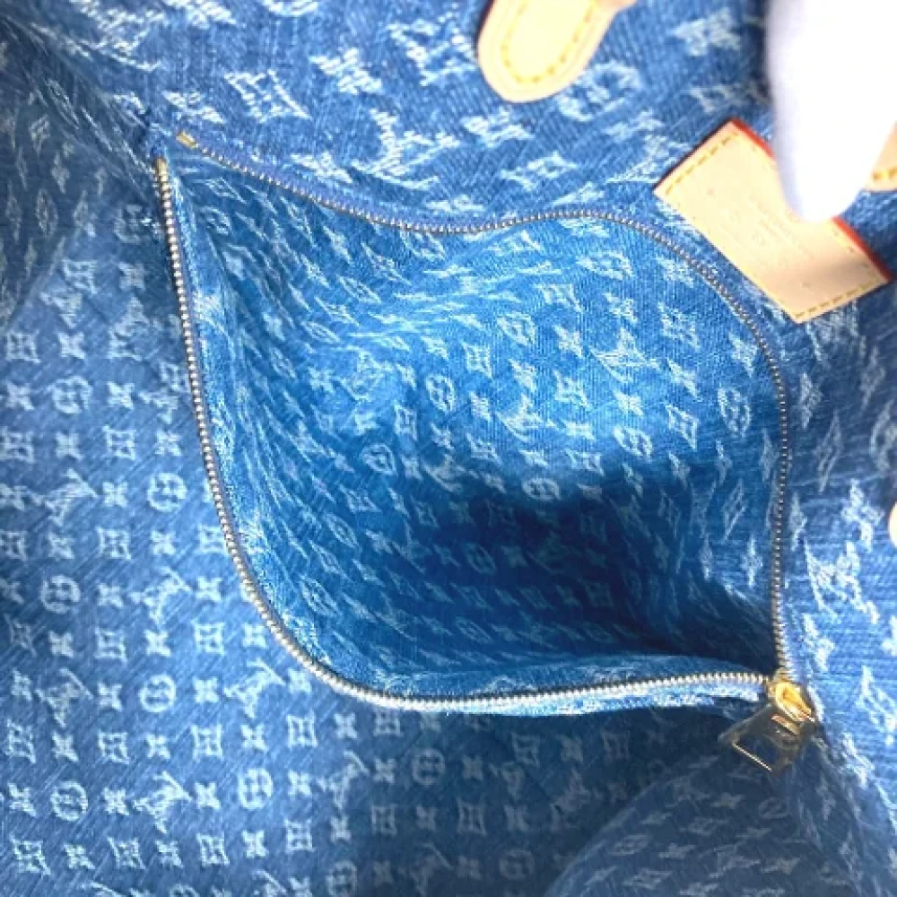 Louis Vuitton Vintage Pre-owned Denim louis-vuitton-bags Blue Dames