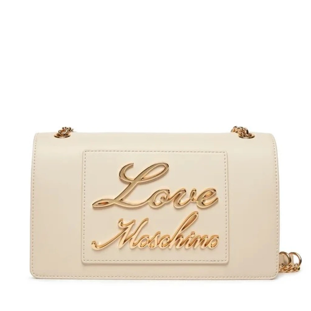 Love Moschino Stijlvolle PU-tas White Dames