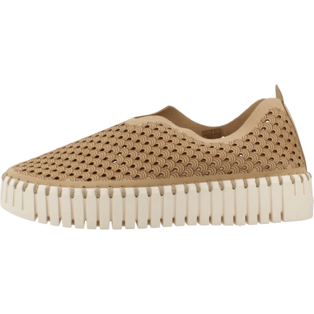 Ilse Jacobsen Hornbæk Platte Schoenen Tulip Stijl Sneakers Dames Schoenen Bruin