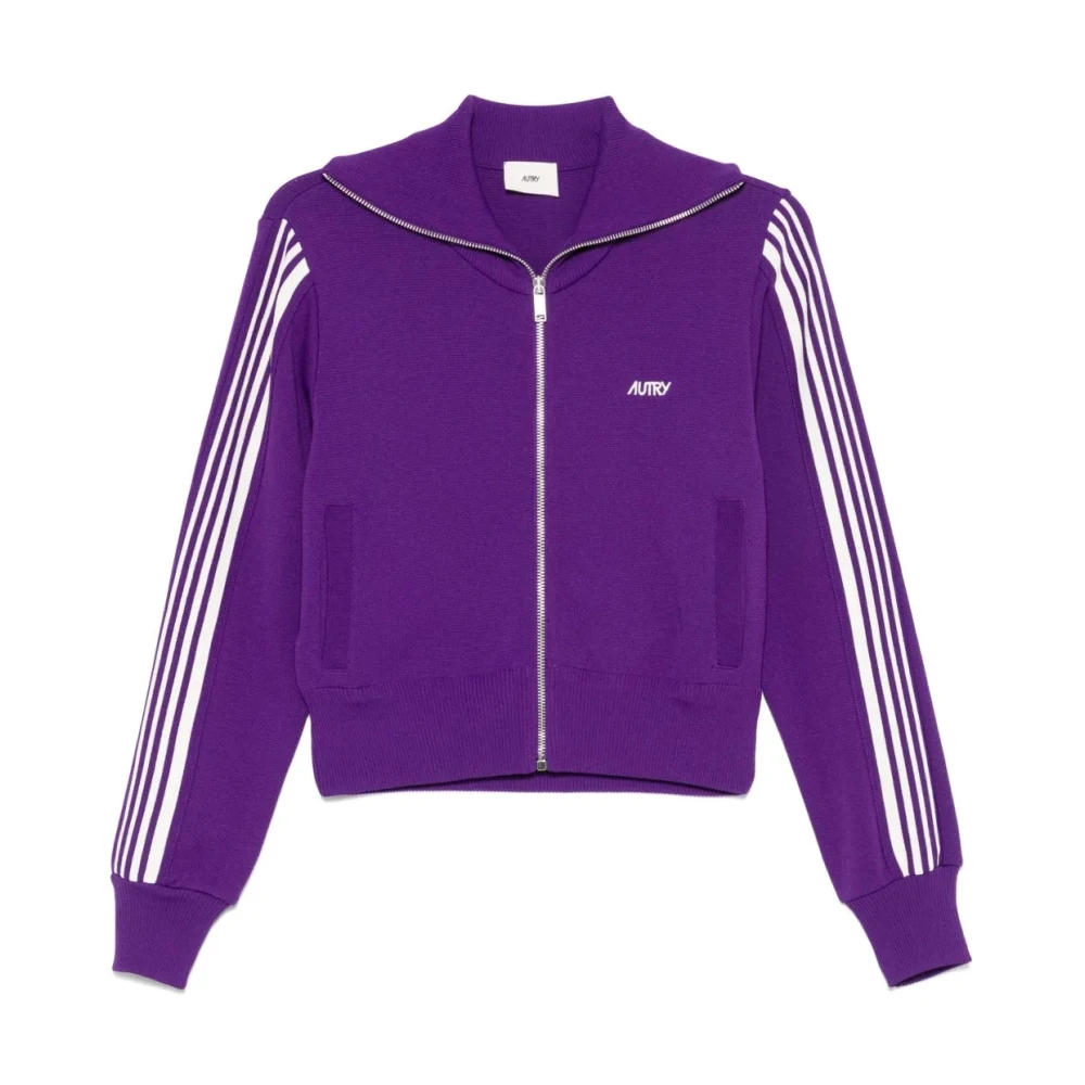 Autry Zip-through Jacket Purple Dames