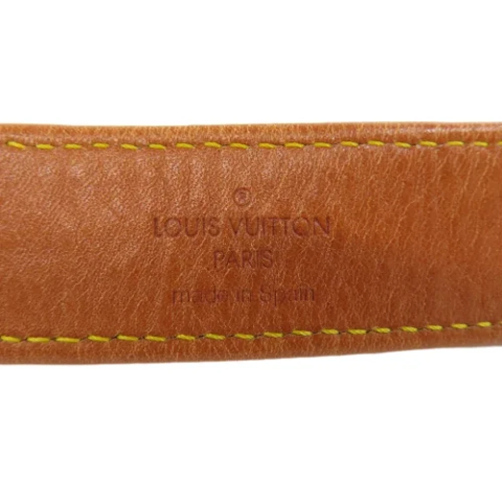 Louis Vuitton Vintage Pre-owned Leather belts Brown Dames