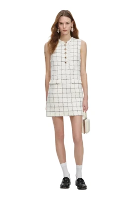Checkered Mini Dress