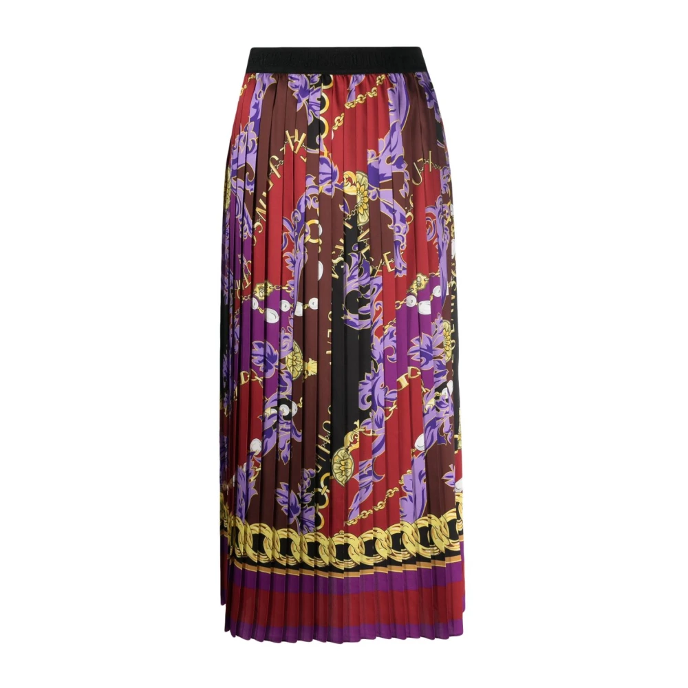 Versace Jeans Couture MultiColour Midi Rok Modieuze Stijl Multicolor Dames