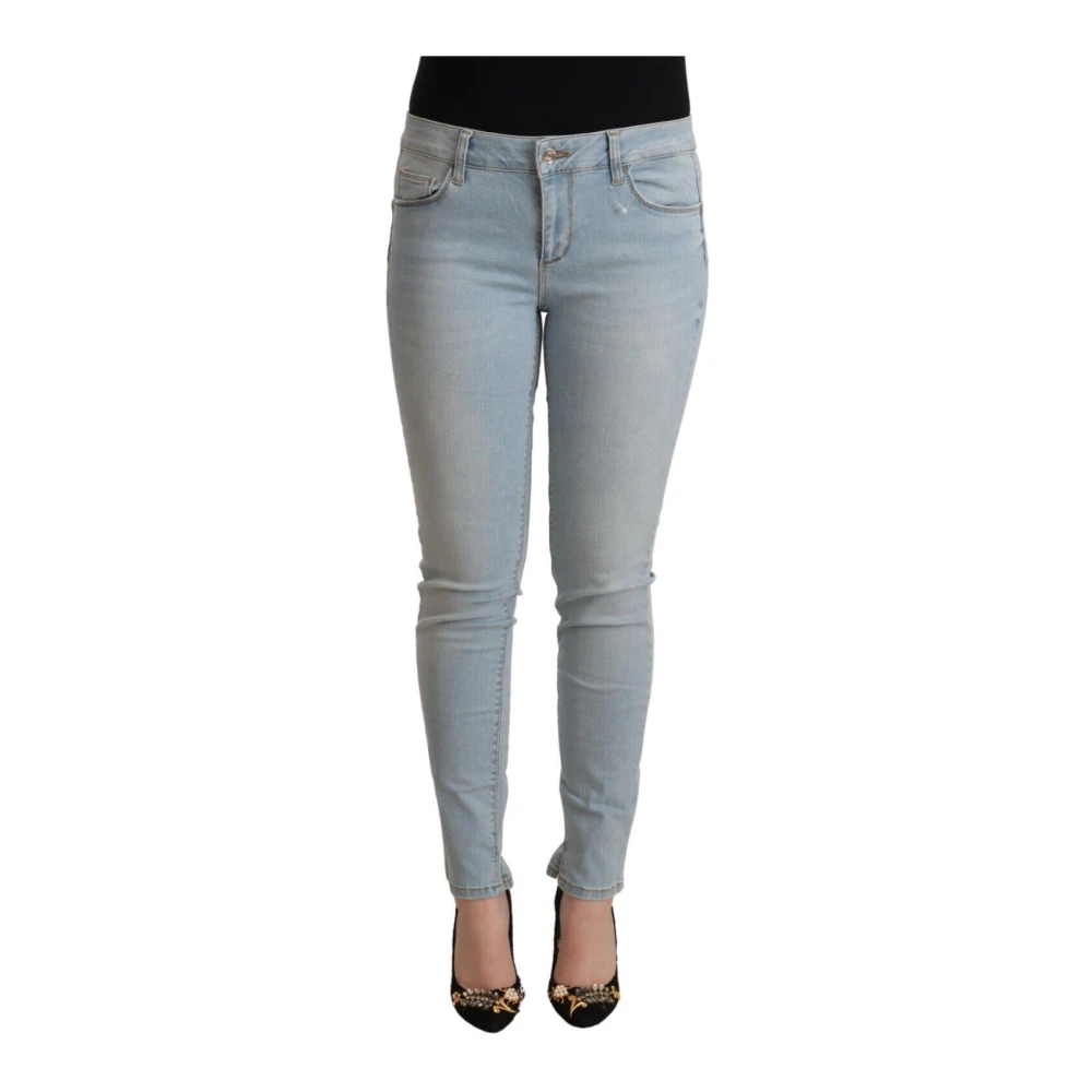 Liu Jo Women's Blue Skinny Fit Jeans, W32, Mid Waist Skinny Denim
