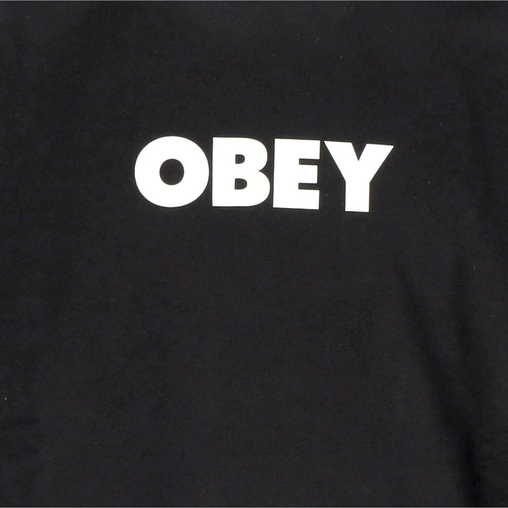 Obey Premium Fleece Crewneck Sweatshirt Zwart Black Heren