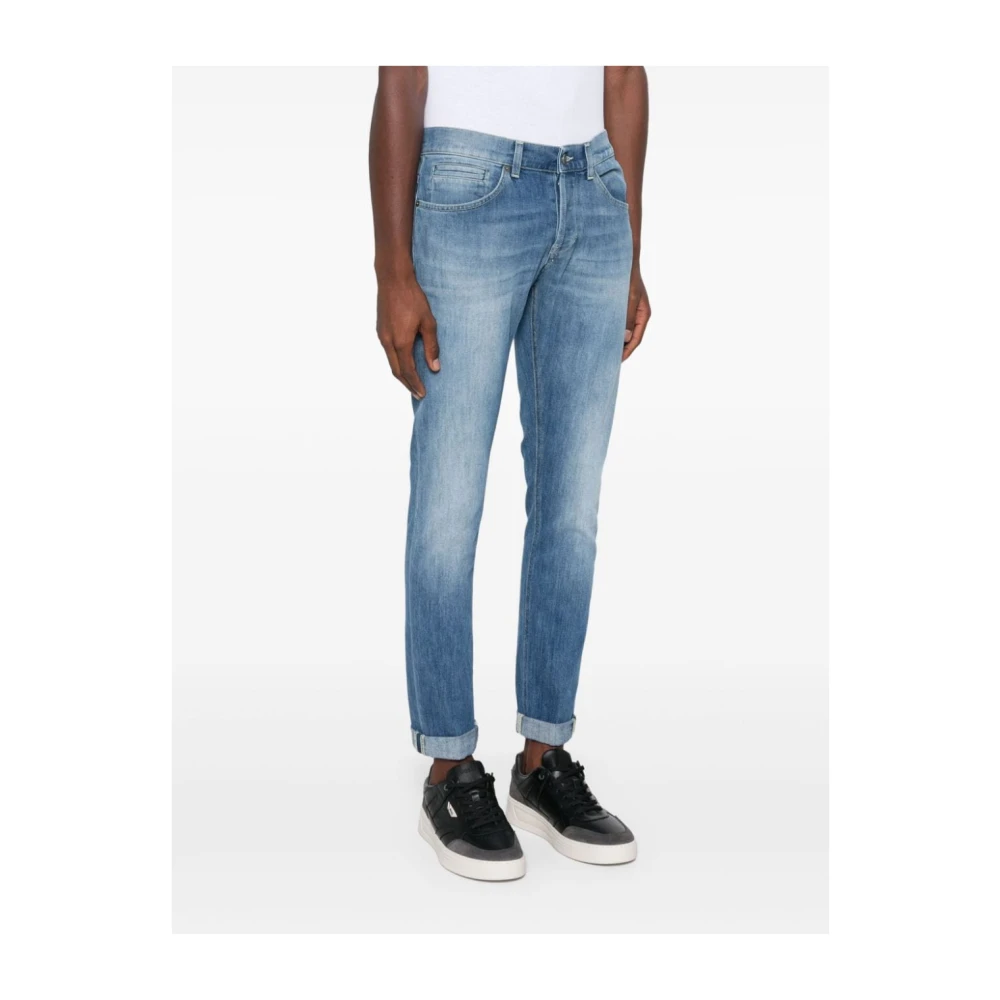 Dondup Blauwe Stijlvolle Broek Blue Heren