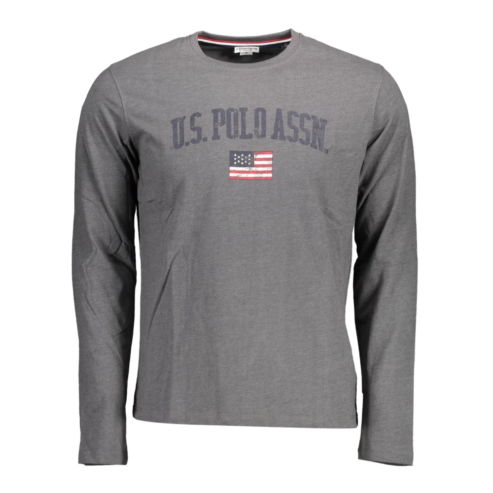 U.s. Polo Assn. Grijs Katoenen Heren T-shirt Gray Heren