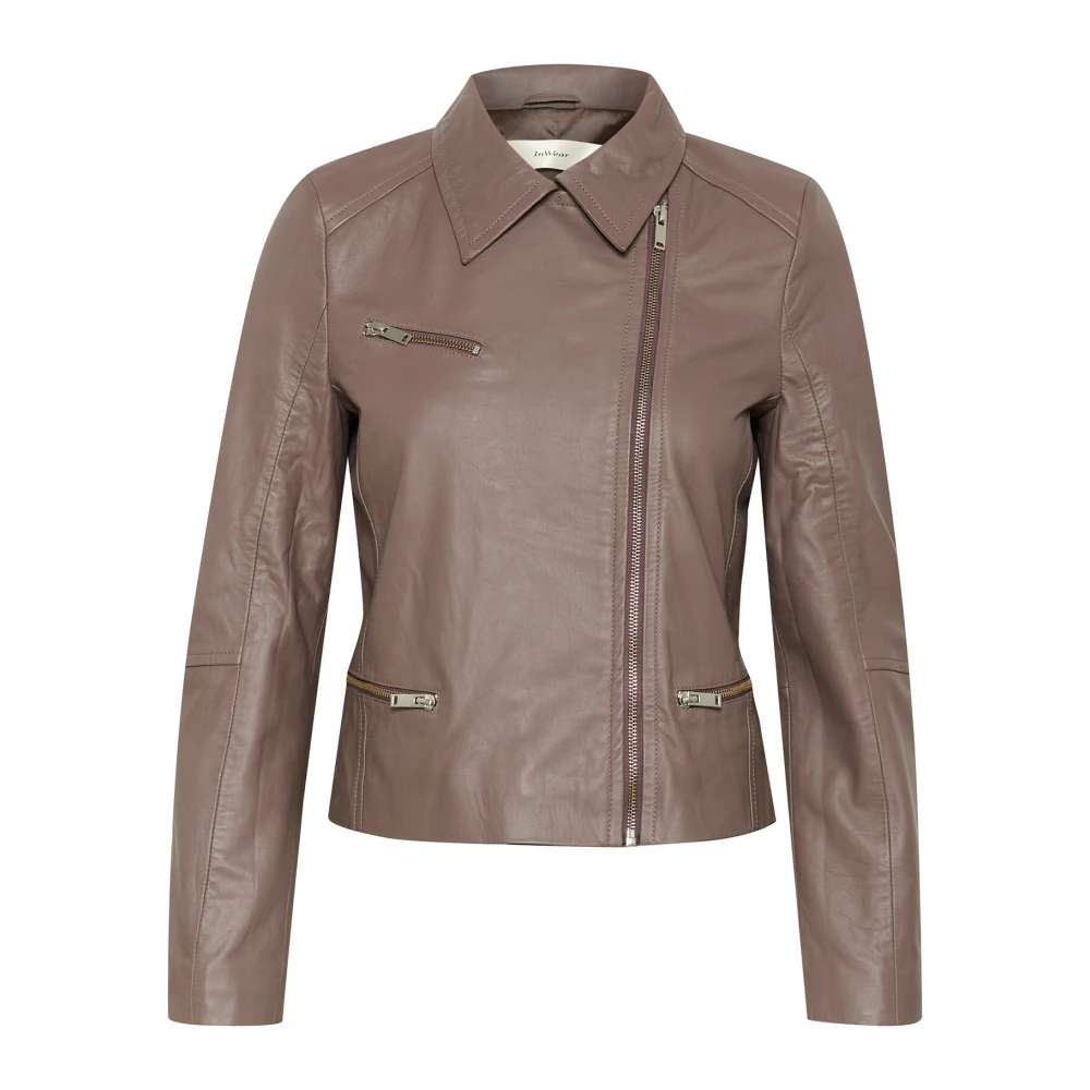 InWear Stijlvolle Bikerjas Iron Gray Dames