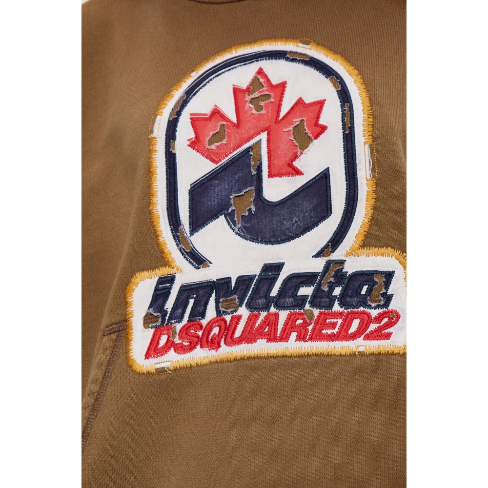 Dsquared2 Hoodie Brown Dames