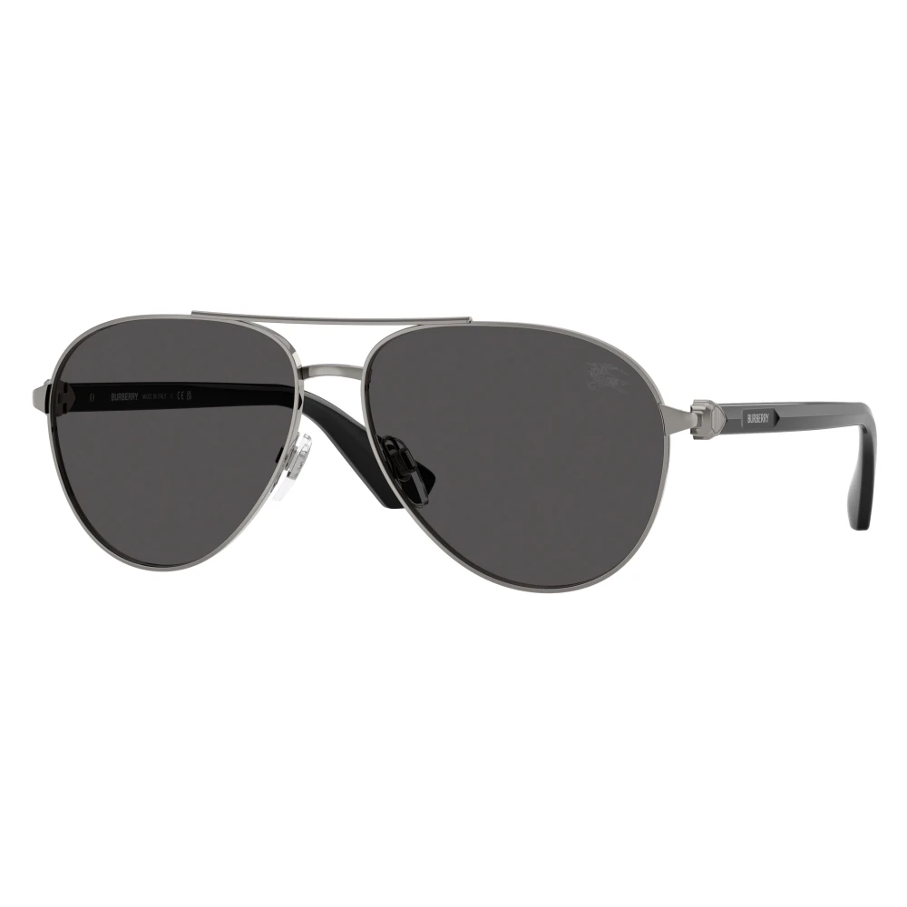 Burberry Men's Gray Sunglasses, 59 Mm, Pilot Sunglasses