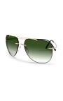 lunettes-de-soleil-dorees-et-vertes-ombragees