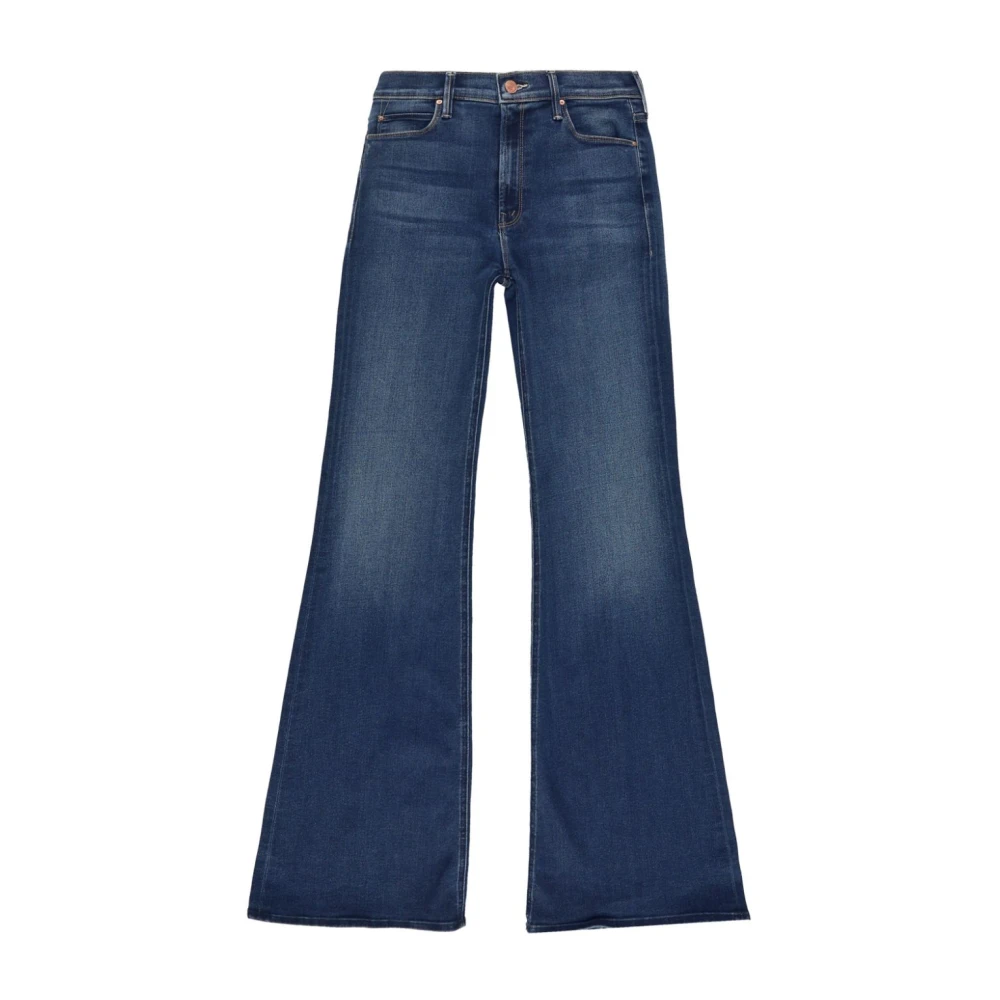 Mother Blauwe Flare Denim Jeans Blue Dames