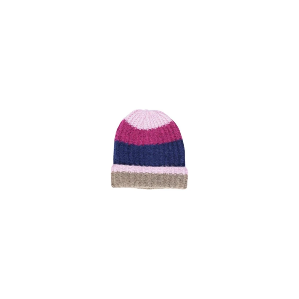 Pieces , Accessories, Female, Multicolor, One Size, Blue Acrylic Winter Hat Women's Collection - Image 3