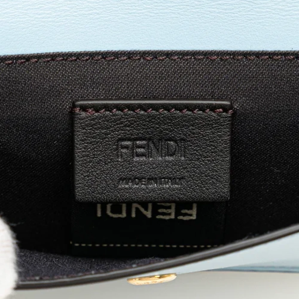Fendi Vintage Pre-owned Leather wallets Blue Dames