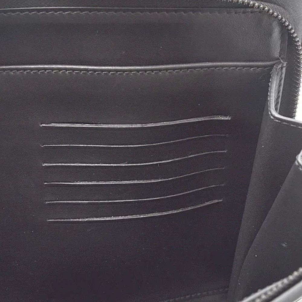Bottega Veneta Vintage Pre-owned Leather clutches Black Dames