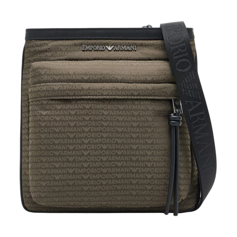Emporio Armani Hombre Verde Bolsos, Talla: One Size