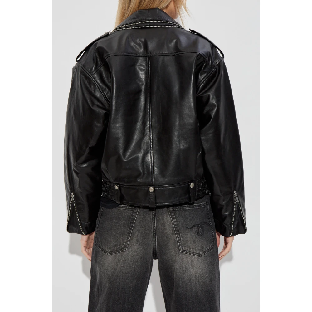 R13 Leren Jas Black Dames