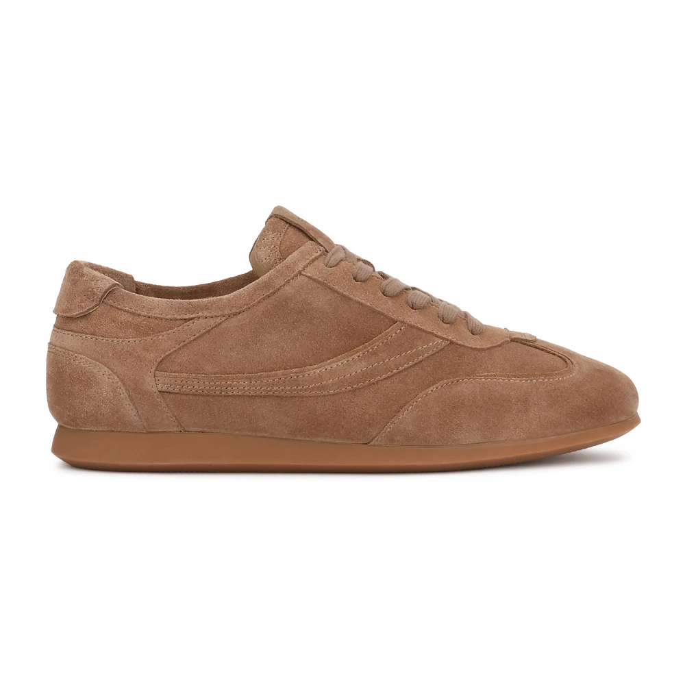 Kazar Studio Klassieke Zachte Suède Sneakers Heren Schoenen Bruin
