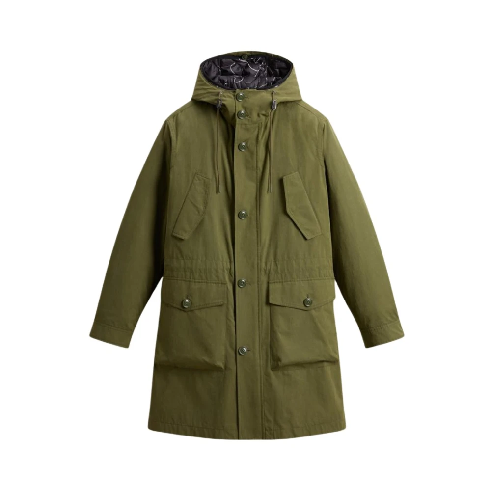 Woolrich - Coats > Parkas - Green - Woolrich - Modalova