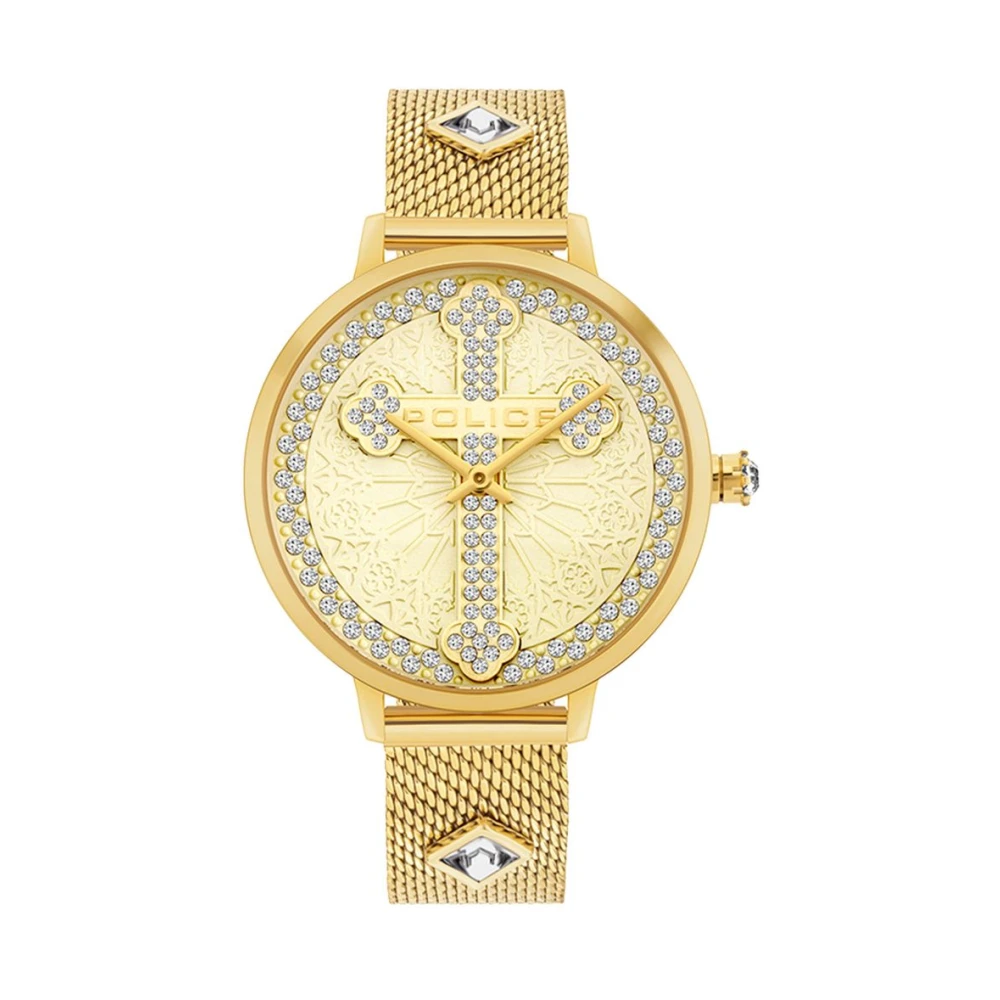 Police Oro Logio Da Polso, Socotra, (Orologio Analogico, 36 Mm) - Immagine 2
