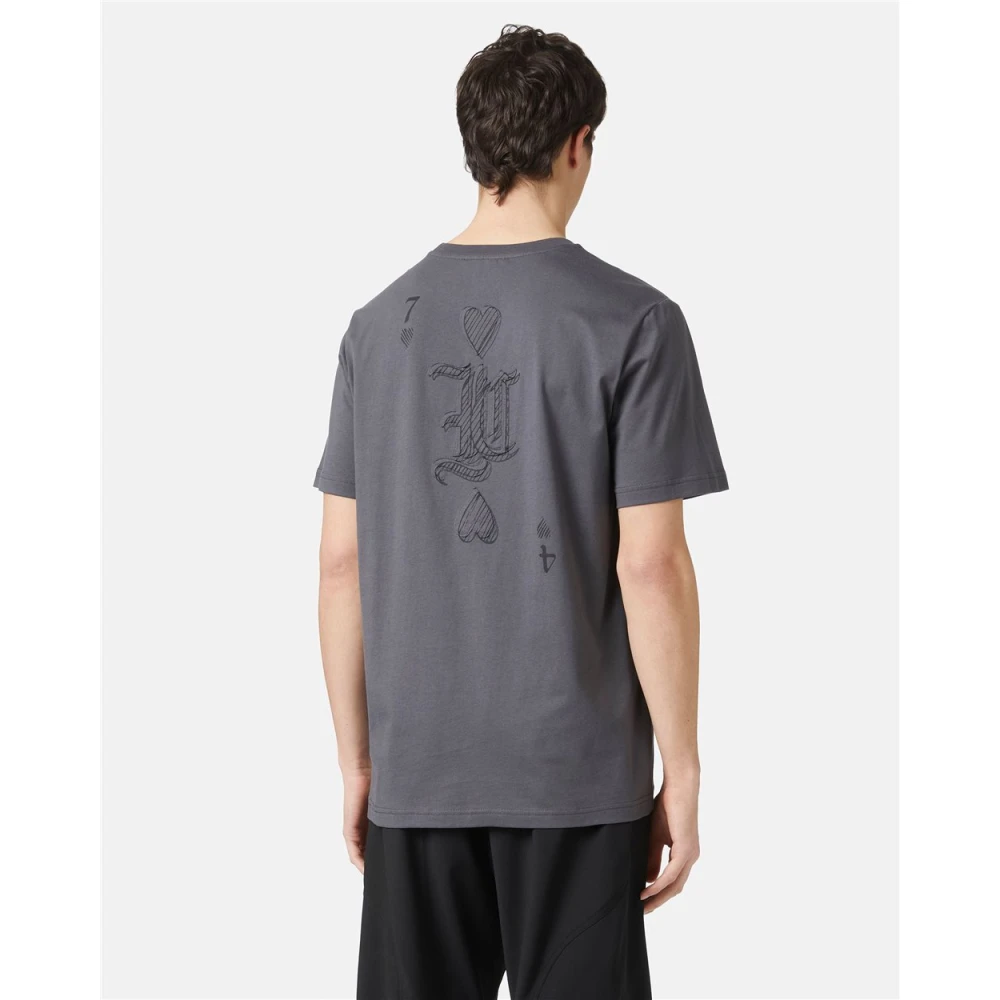 Iceberg T-shirt met korte mouwen met prints en borduursels Gray Heren