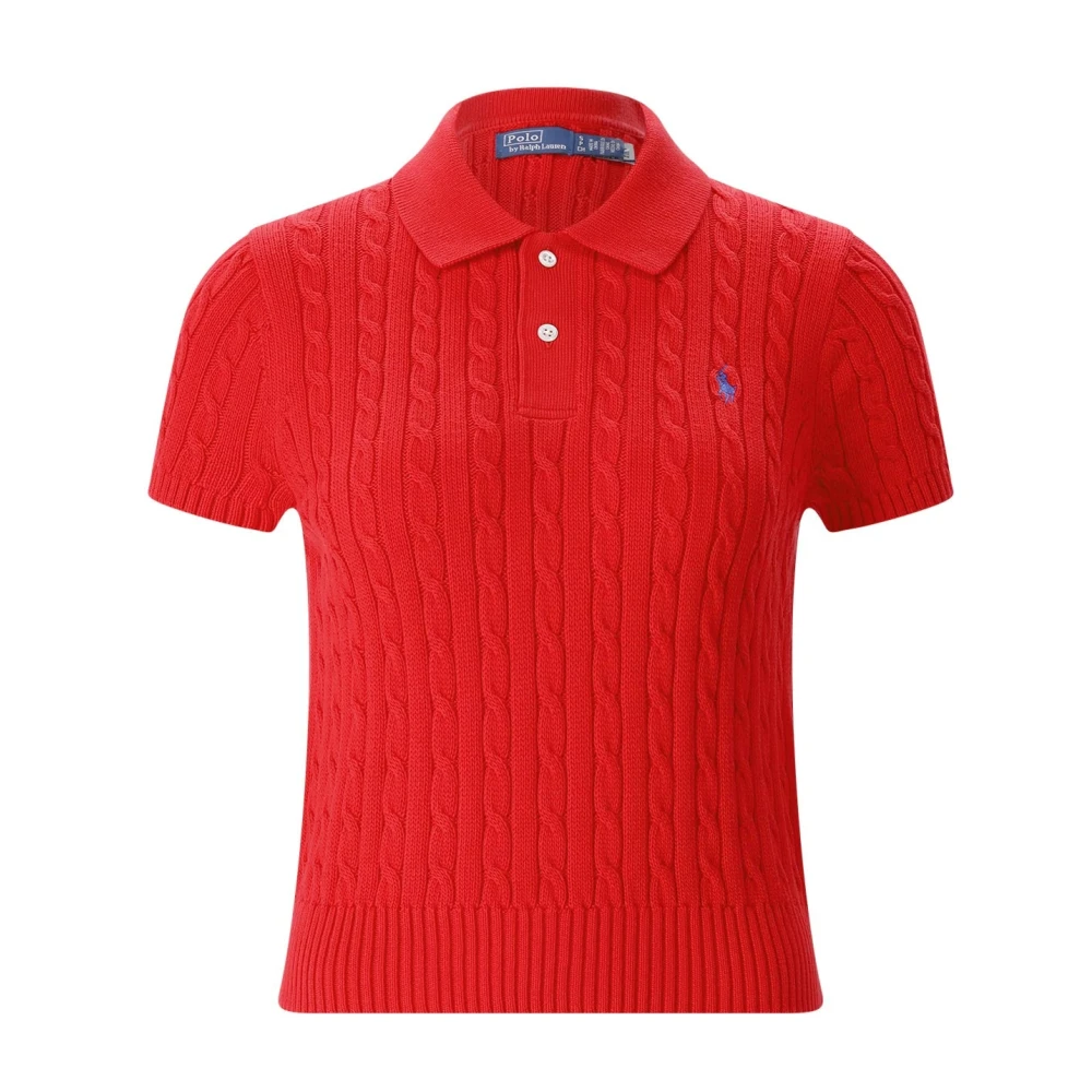 Polo Ralph Lauren Donna Rosso Top, S, New,