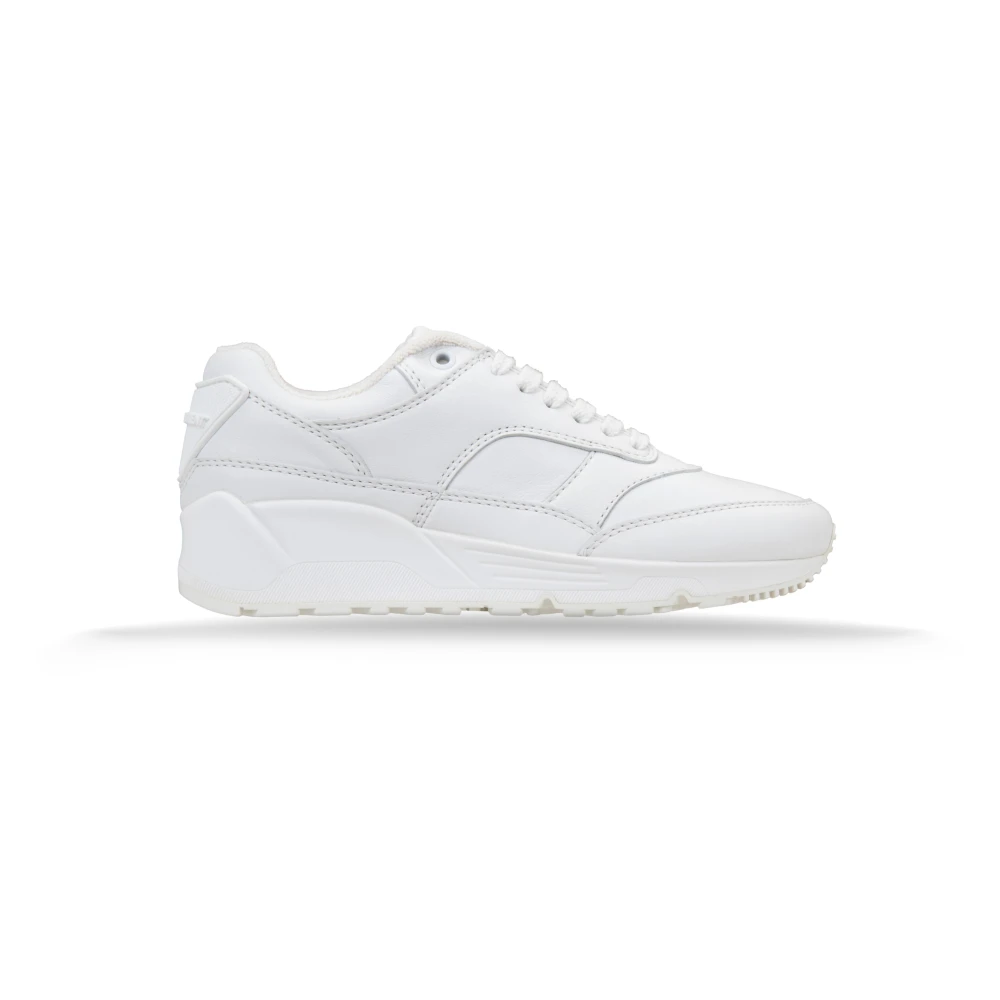 Saint Laurent Leren Vetersneakers Dames Schoenen Wit