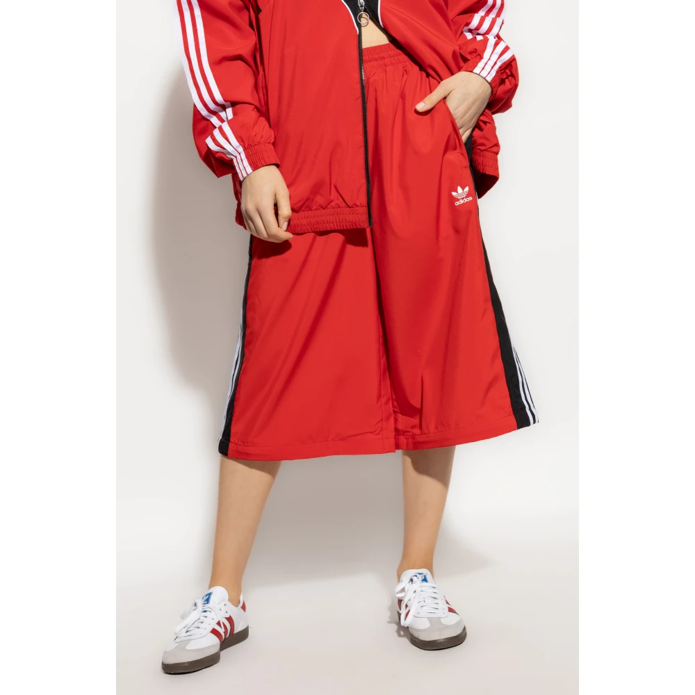 adidas Originals Wijde broek Red Unisex