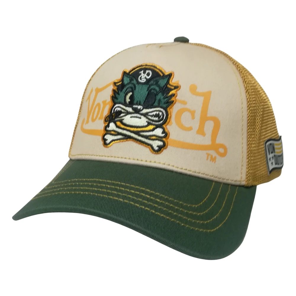 Von Dutch Gele Patch Trucker Cap Multicolor Unisex
