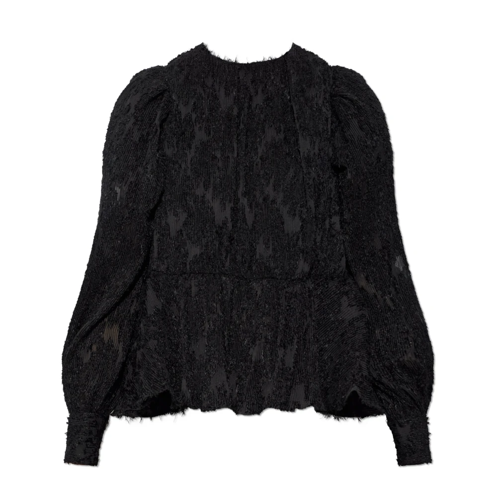 Ganni Donna Nero Camicette L, New,
