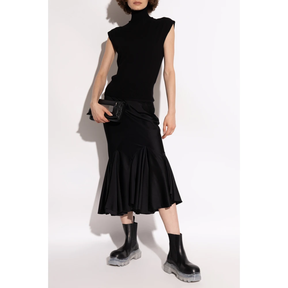 Rick Owens Skirt Divine Black Dames