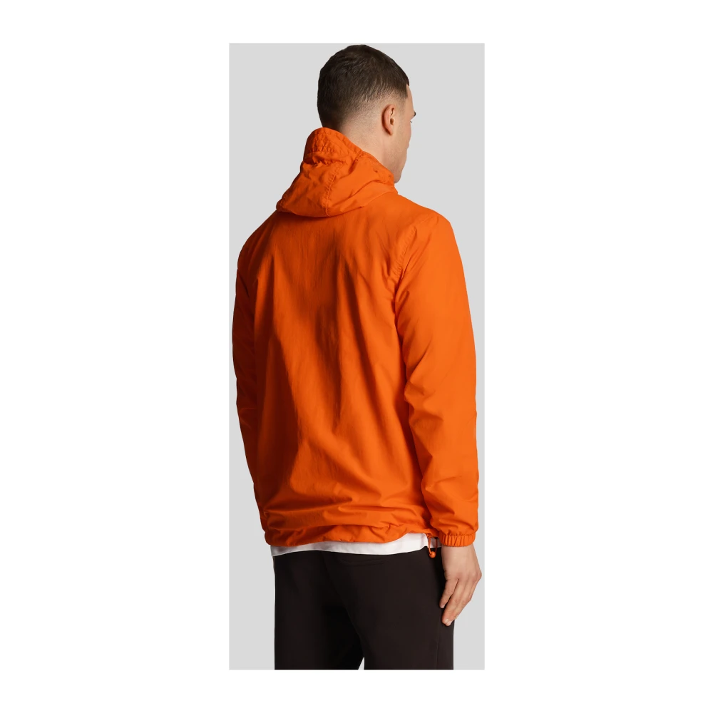 Lyle & Scott Capuchon Zip Jas Orange Heren