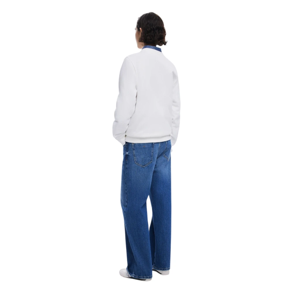 Desigual Lente Zomer Onbedekte Sweatshirt White Dames